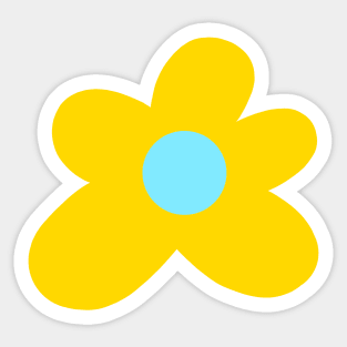 Yellow Flower Sticker